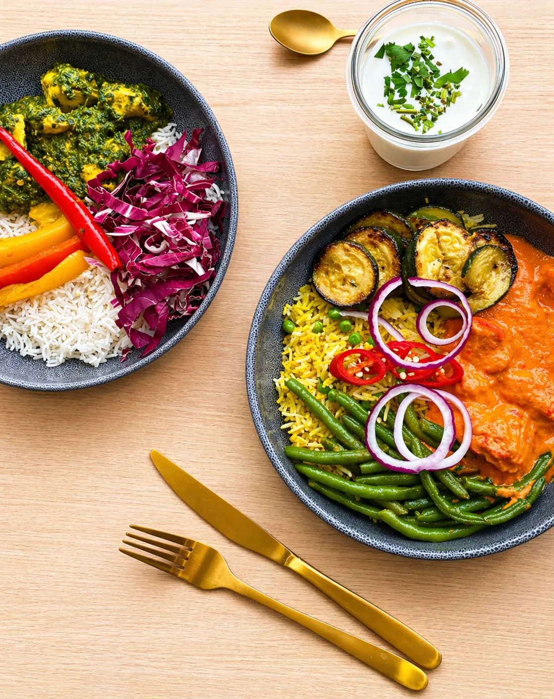 Butter Chicken Bowl — poulet fondant à la sauce tomate crémeuse