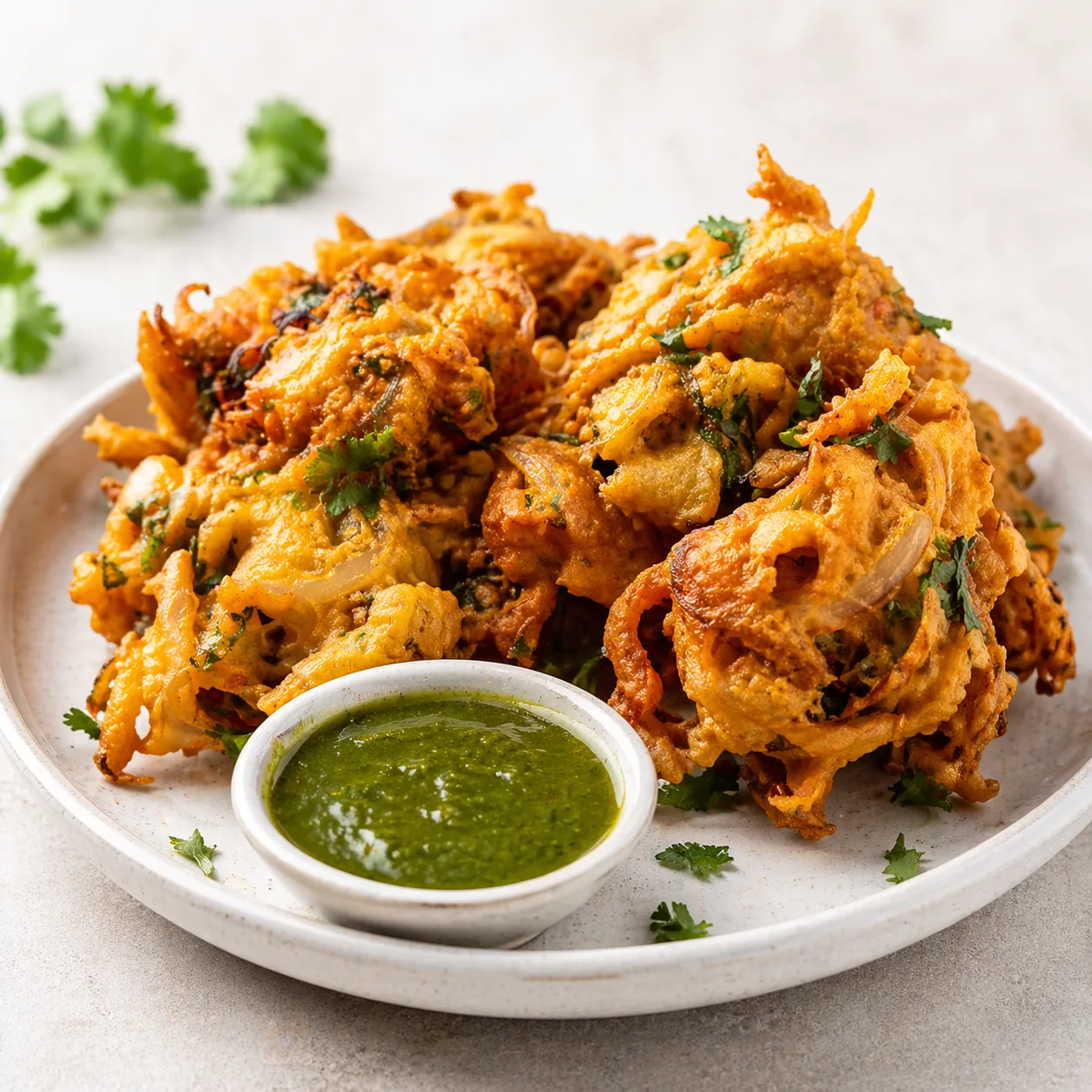 Onion Pakora — beignets d'oignon croustillants